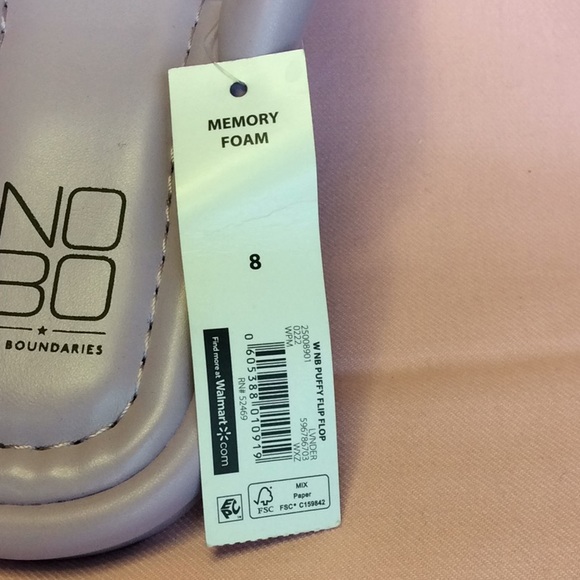 FINAL SALE PRICE NOBO New No Boundaries Flip Flops in Size 8 - Picture 3 of 4